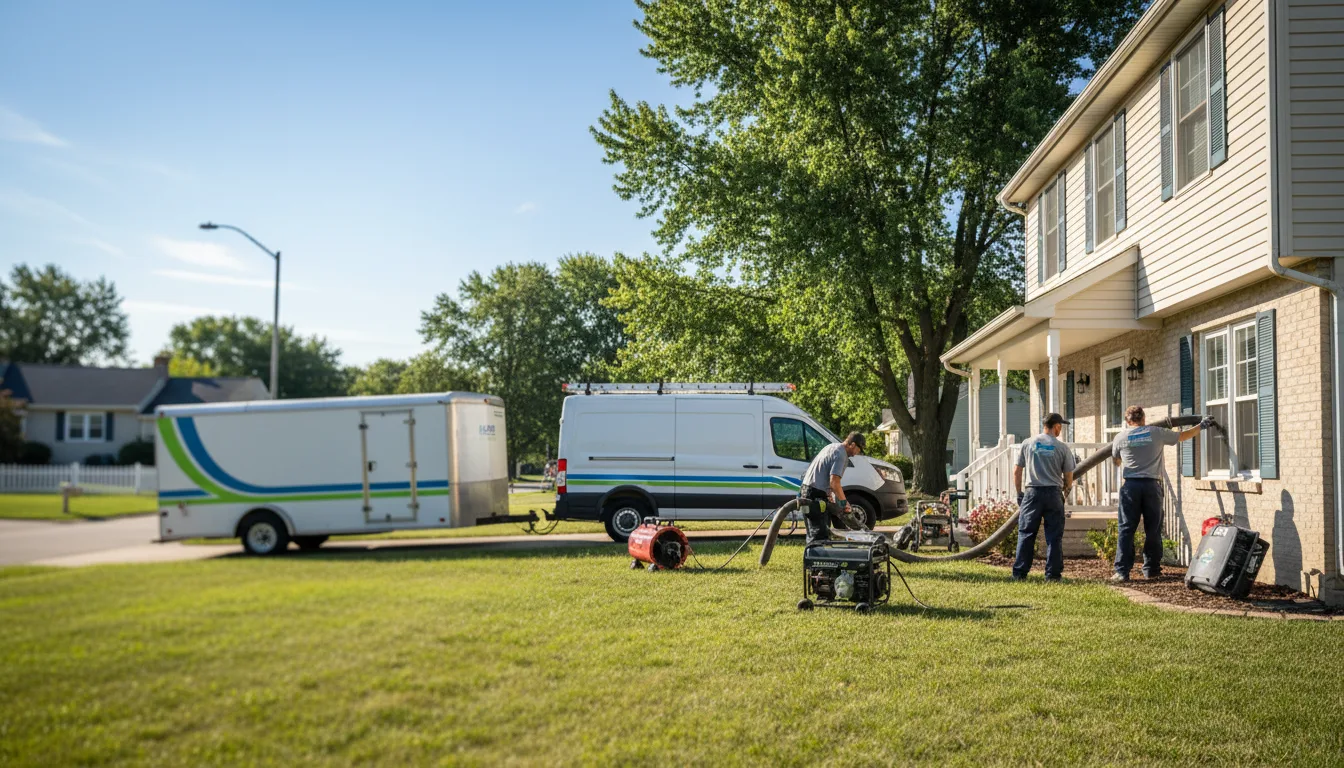 Flooded Basement Restoration And Cleanup With Repair in Colona, IL near me